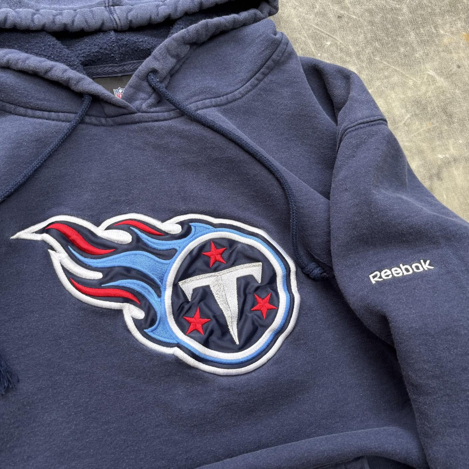 NFL Vintage Y2K Reebok Tennessee Titans NFL Football Hoodie Size US XL / EU 56 / 4 - 2 Thumbnail