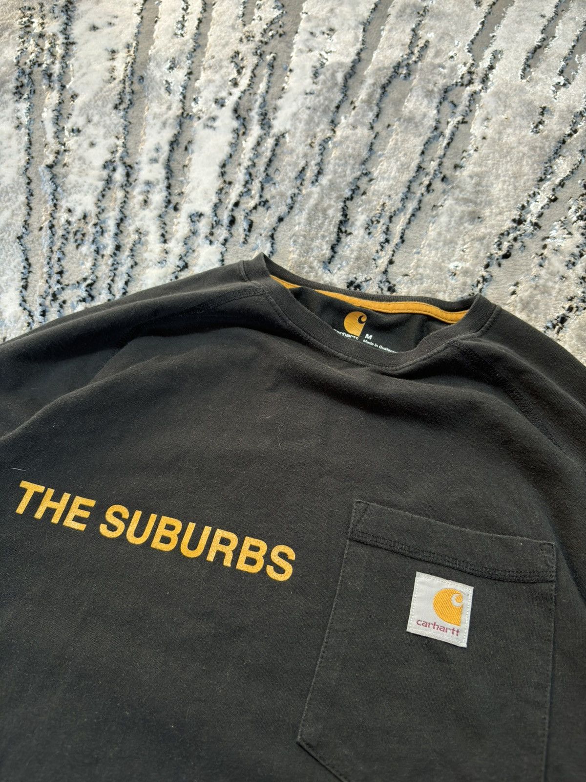 Carhartt × Vintage Black Carhartt X The Suburbs 1340 Collective Force Delmont Size US M / EU 48-50 / 2 - 2 Thumbnail