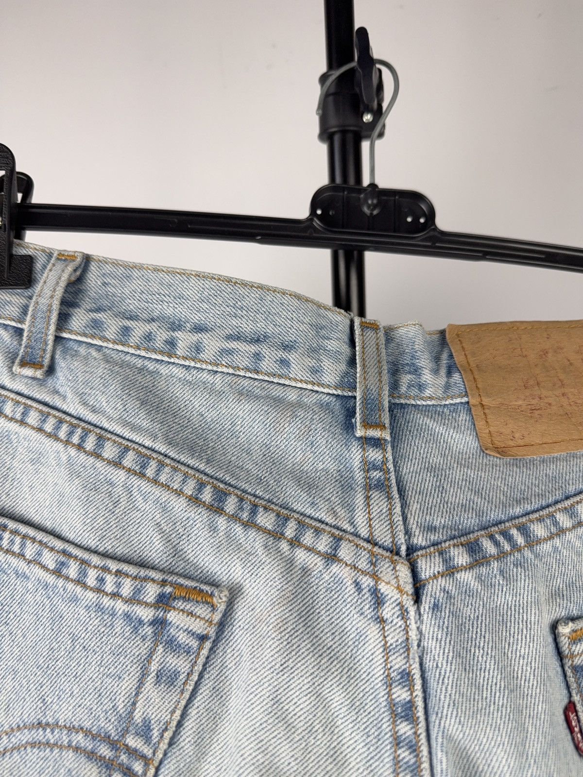 Levi's Vintage Clothing 90s Distressed Levi’s 501 Cut Off High Rise Denim Shorts Y2K Size 28" / US 6 / IT 42 - 10 Thumbnail