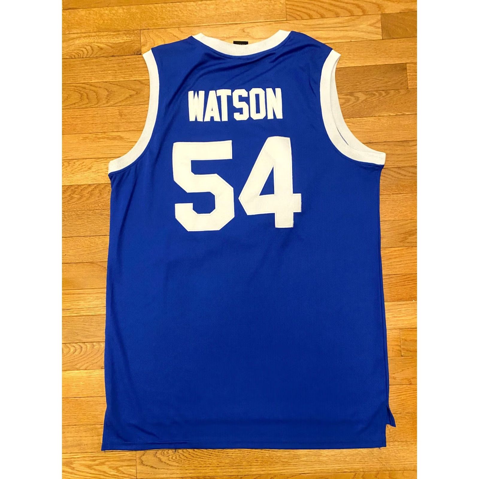 Vintage Kyle Watson Jersey Tank 96 Shootout ABOVE THE RIM Movie Shirt Rap Tupac Sz XXL Men T-Shirt Blue Movie Theme Size US XXL / EU 58 / 5 - 2 Thumbnail