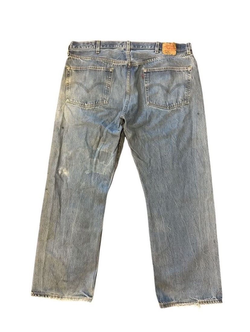Levi's Distressed Levis 501 Oversize / Rock /grunge Size US 41 - 2 Thumbnail