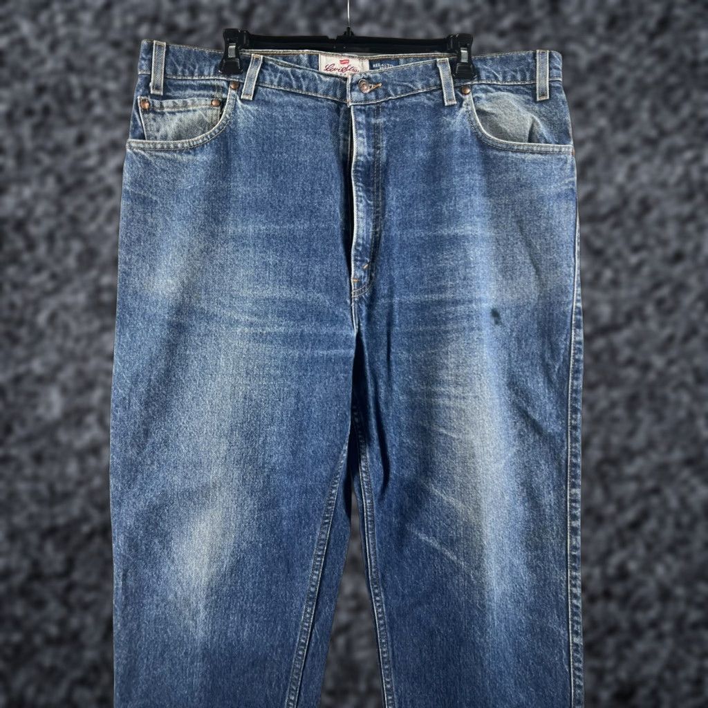 Levi's VINTAGE Levi's 540 Jeans Mens 42x32 Relaxed Fit Blue 5-Pocket High Rise Denim Cotton Blend Belt Loops USA Classic 90s Style Mens Size US 42 / EU 58 - 1 Thumbnail