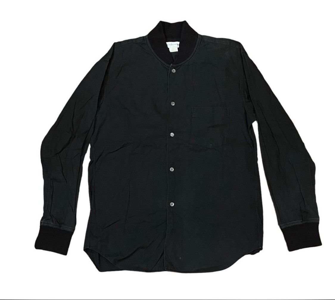 Comme des Garcons Vintage CDG SHIRT hybrid varsity button up shirt Size US S / EU 44-46 / 1 - 1 Thumbnail