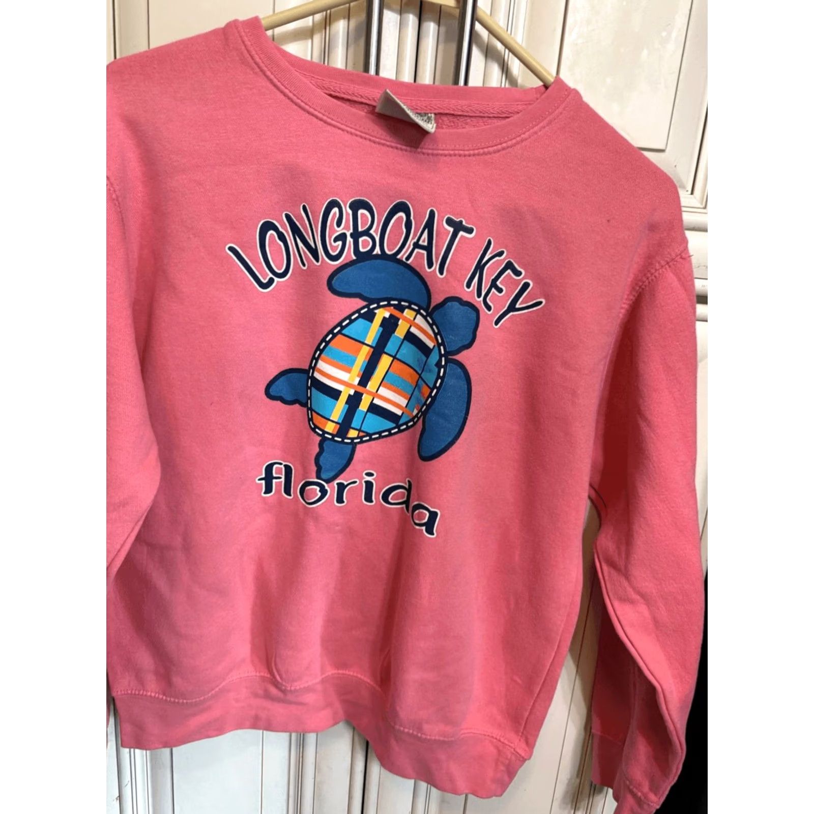 CO Pacific & Co Womens Longboat Key Turtle Florida Pullover Sweatshirt Pink XL Size XL / US 12-14 / IT 48-50 - 7 Thumbnail