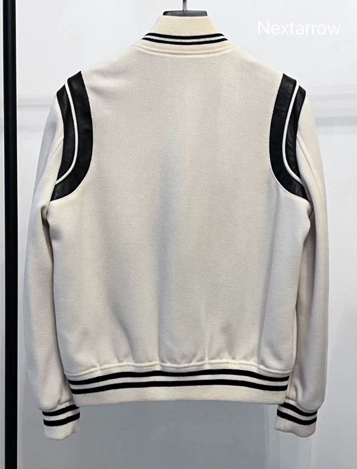 Saint Laurent Paris × Yves Saint Laurent Saint Laurent SLP baseball jacket2410-Nextarrow Size US M / EU 48-50 / 2 - 2 Thumbnail