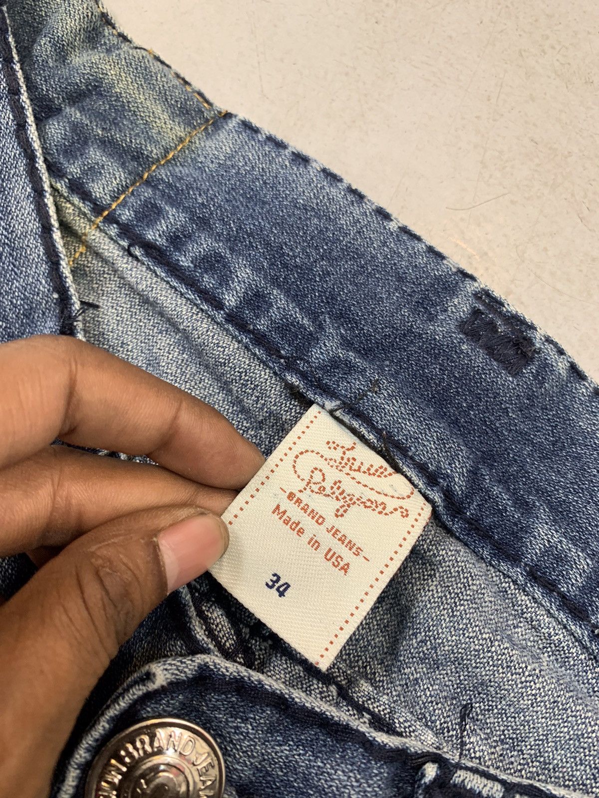 True Religion Vintage true religio bootcut denim Size US 34 / EU 50 - 6 Thumbnail