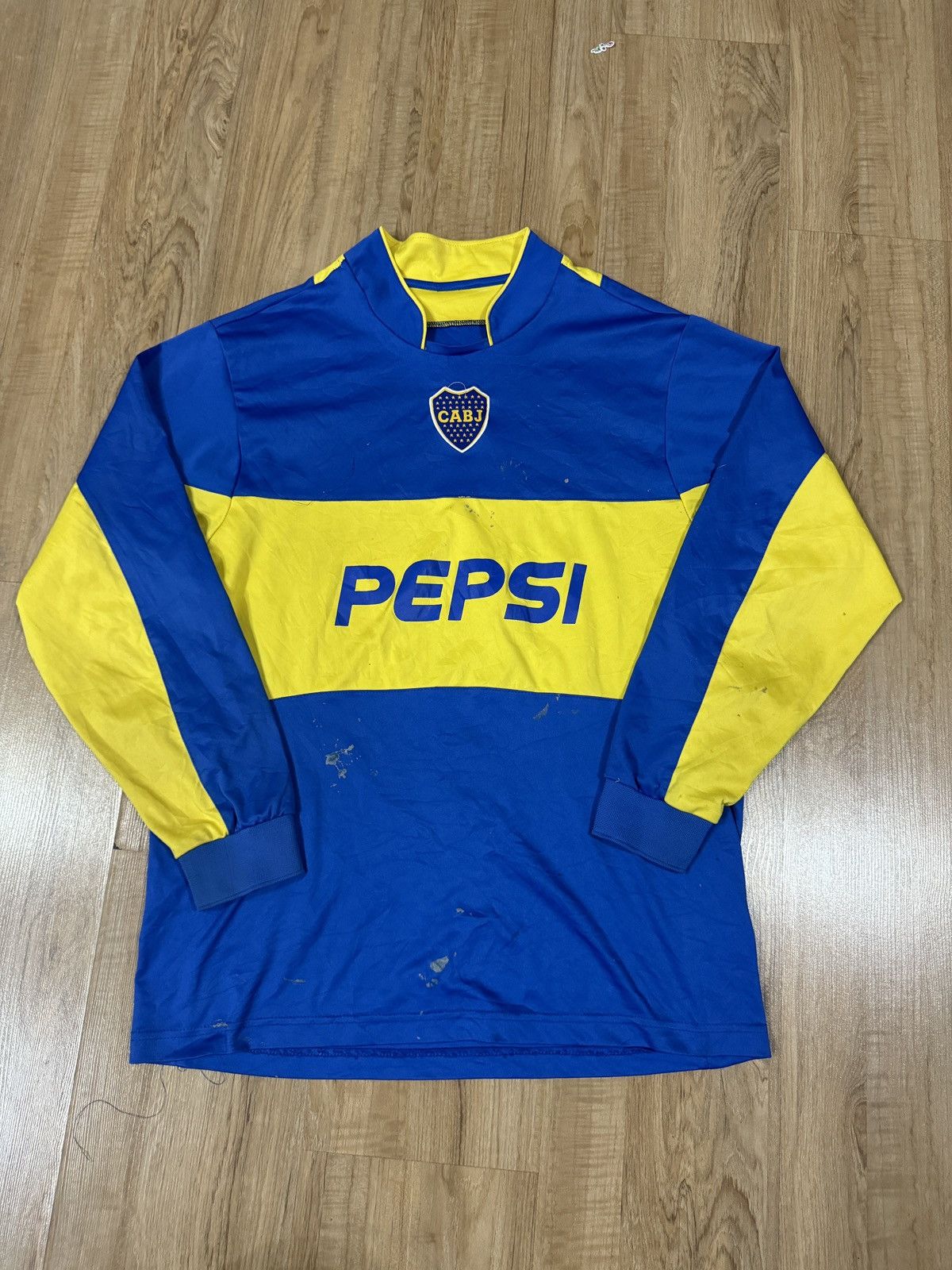 Vintage VINTAGE BOCA JUNIOR X PEPSI JERSEY Size US L / EU 52-54 / 3 - 1 Thumbnail