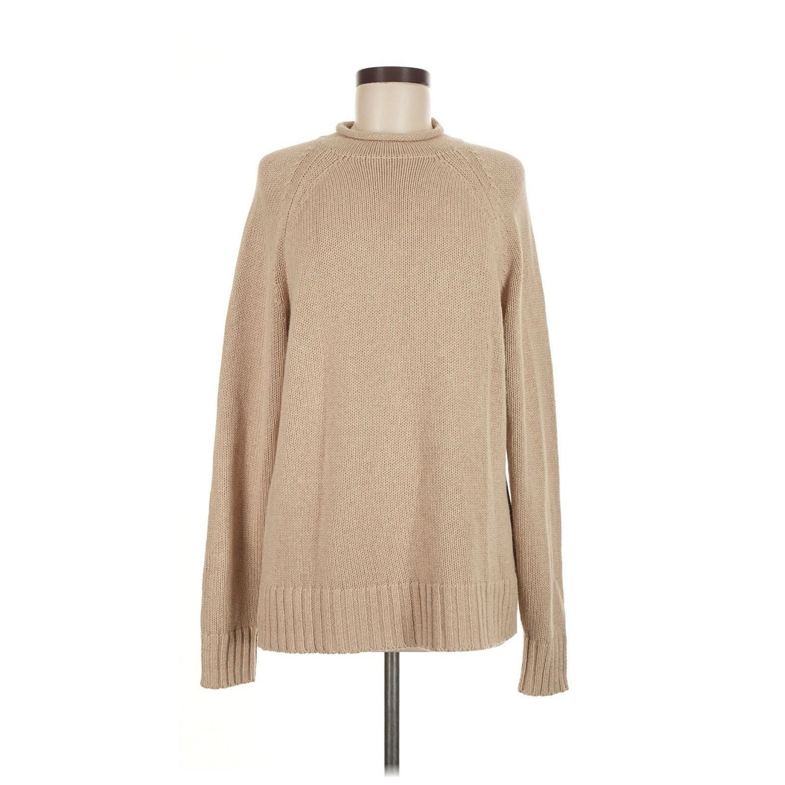 Alex Mill Alex Mill Freja Rolled Neck Knit Sweater Tan Beige M Size M / US 6-8 / IT 42-44 - 3 Thumbnail