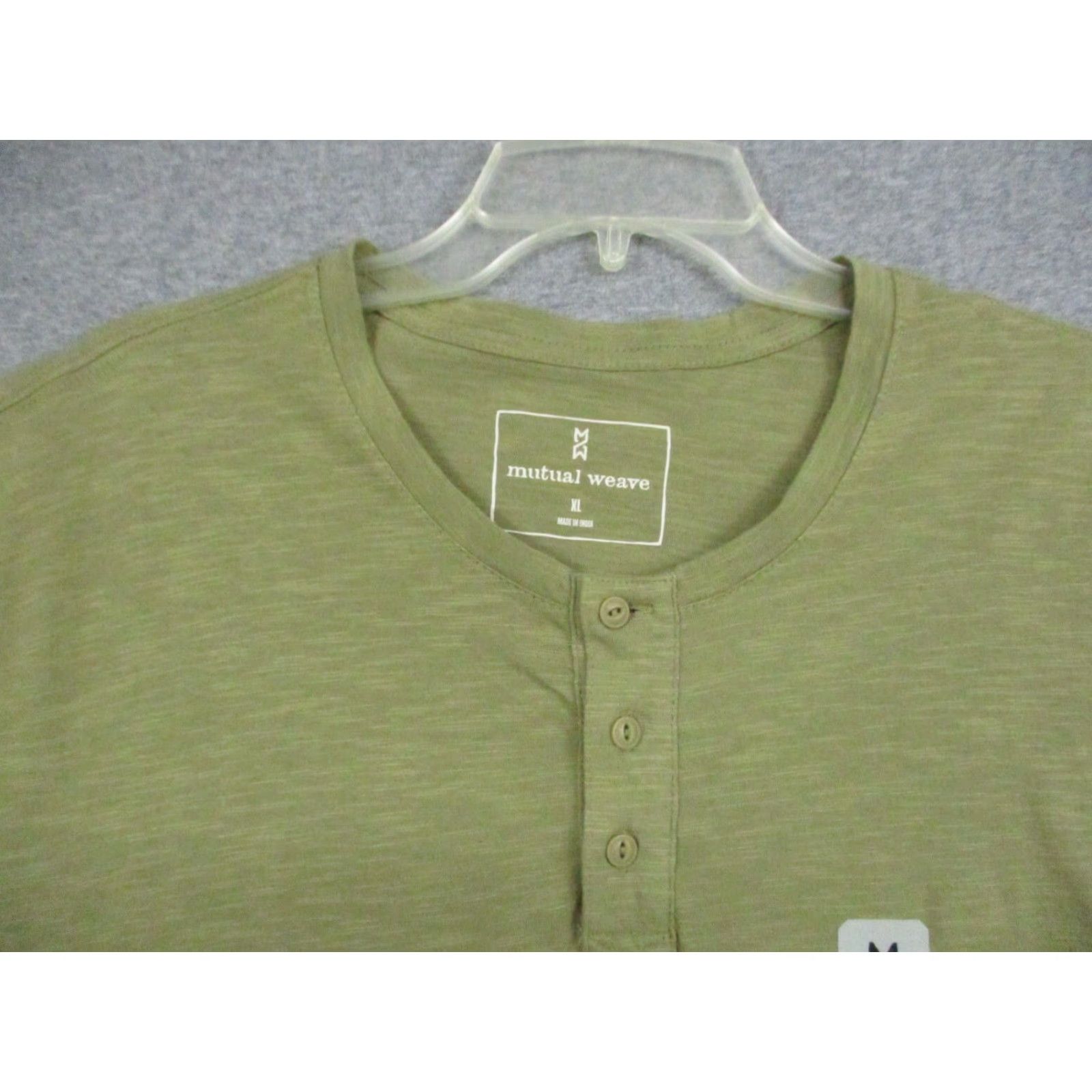 Vintage Mutual Weave Shirt XL Short Sleeve Eldorado Sage Three Button NEW Size US XL / EU 56 / 4 - 3 Thumbnail
