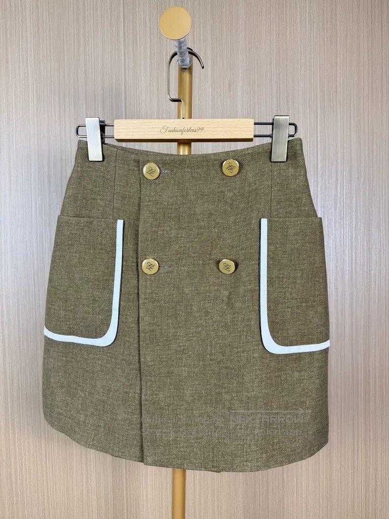 Fendi Fendi Pocket Patchwork Skirt Size 24" / US 00 / IT 34 - 1 Thumbnail