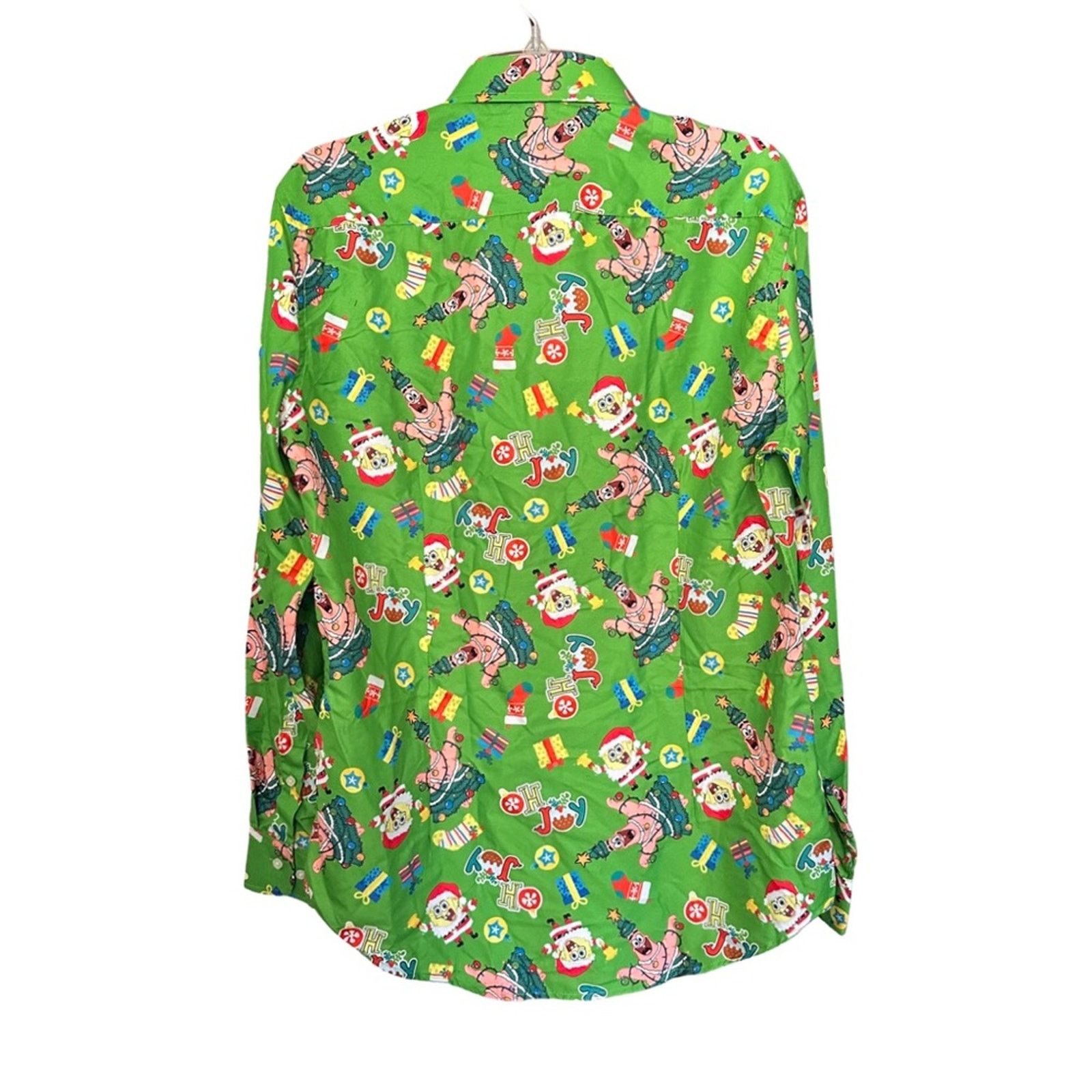 Goods New Suitmeister SpongeBob Christmas Button Up Size US M / EU 48-50 / 2 - 2 Thumbnail