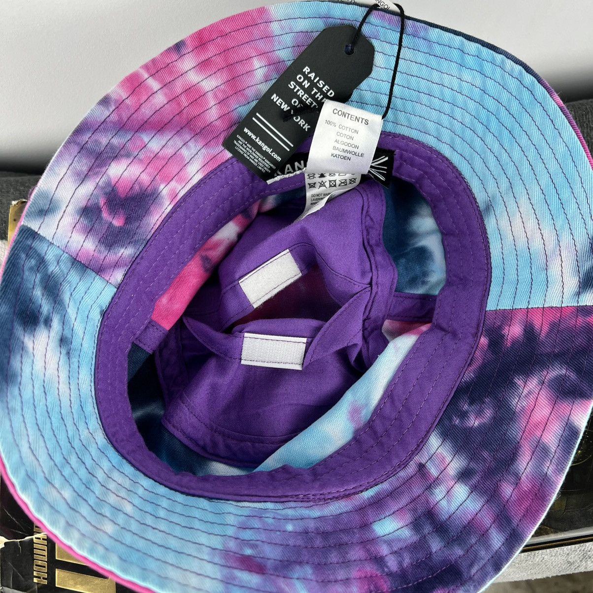 Kangol Tie-dye Kangol Bucket Hat Secret Pocket Palace Fuct DGK Rare Size ONE SIZE - 7 Thumbnail