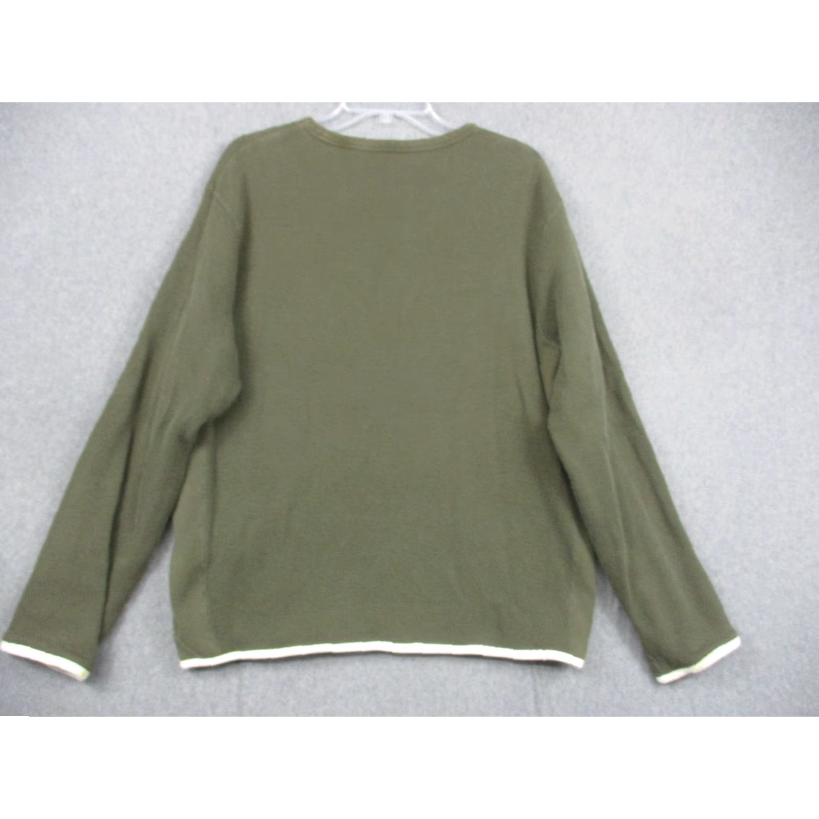 Polo Ralph Lauren VINTAGE Polo Ralph Lauren Sweater Mens Large Pullover Crew Neck Green 90s Polo Sport Size US L / EU 52-54 / 3 - 6 Thumbnail