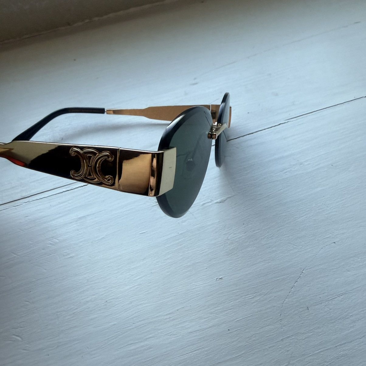 Celine Celine metal frame oval sunglasses Size ONE SIZE - 3 Thumbnail