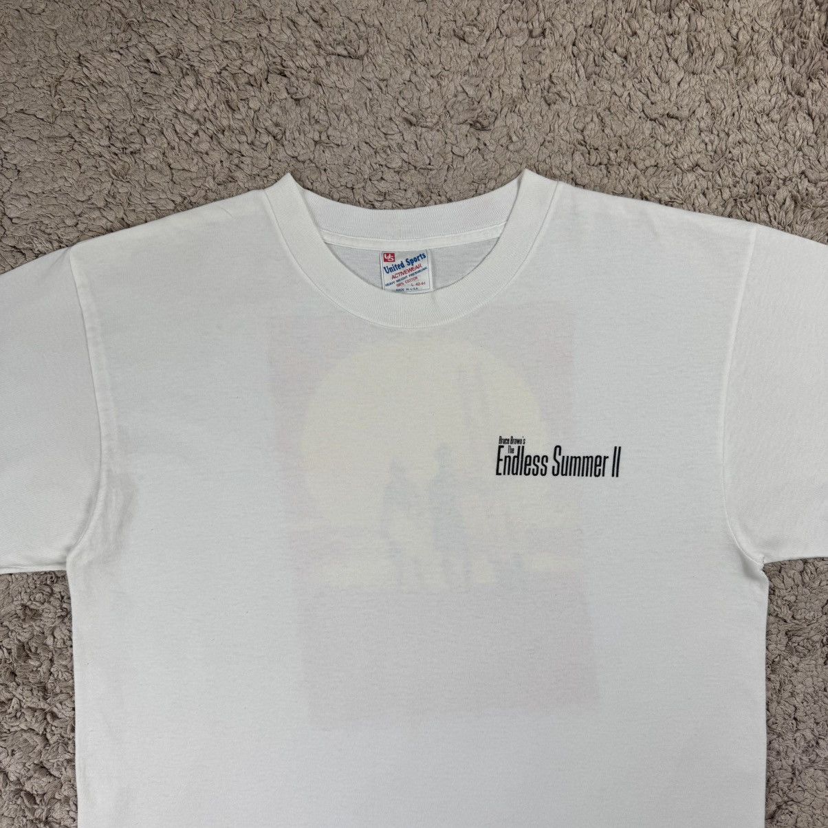 Vintage Vintage Bruce Brown The Endless Summer II Movie Promo Tee Size US L / EU 52-54 / 3 - 10 Thumbnail