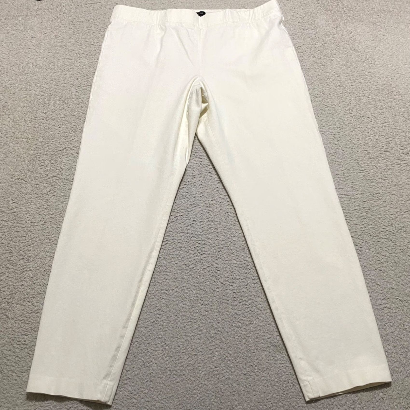Talbots Talbots Womens 18 Tall Pants White Light Wash Skinny Ankle Pull On Chino Pants White Skinny 18 Tall Talbots Mens? Size 25" / US 0 / IT 36 - 2 Thumbnail
