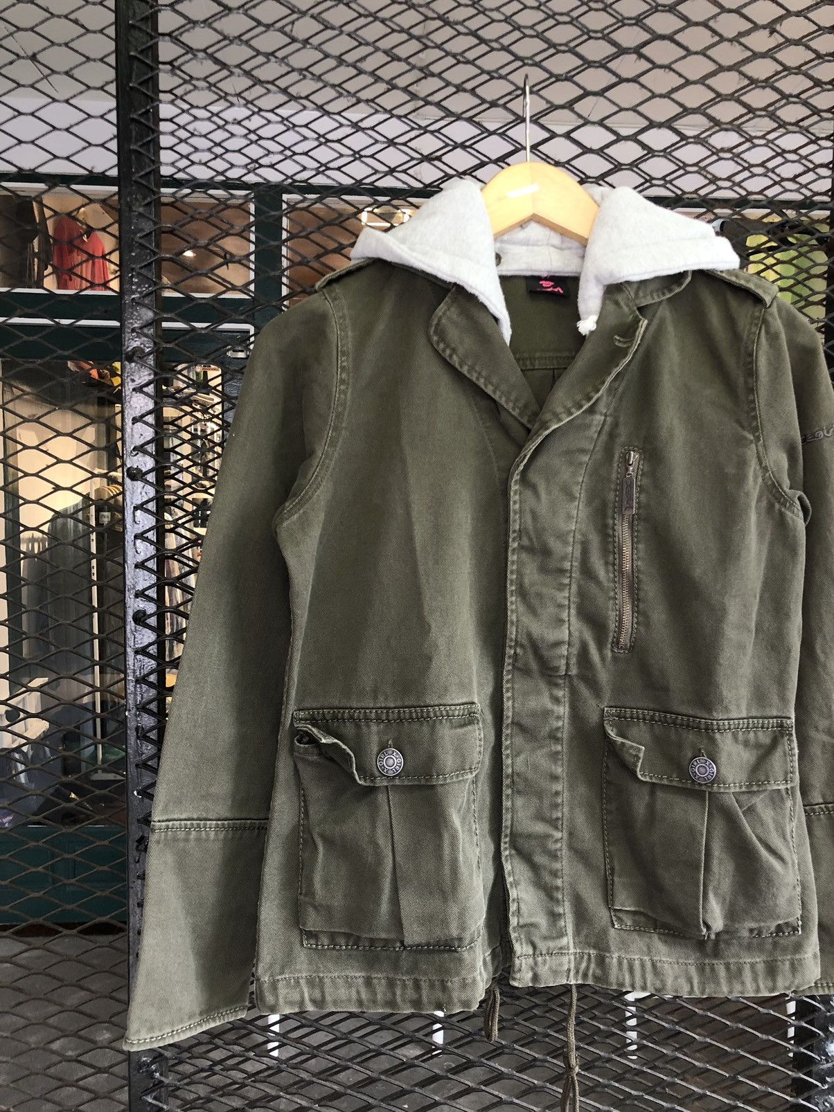 Hysteric Glamour × Japanese Brand × Le Grande Bleu (L.G.B.) VINTAGE X-GIRL MILITARY JACKET Size US M / EU 48-50 / 2 - 3 Thumbnail