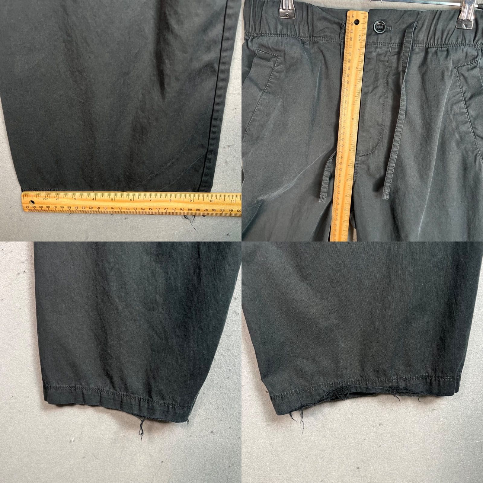 Cos COS Mens Pants XS Black Wide-Leg Cotton Blend Size US 27 - 8 Thumbnail