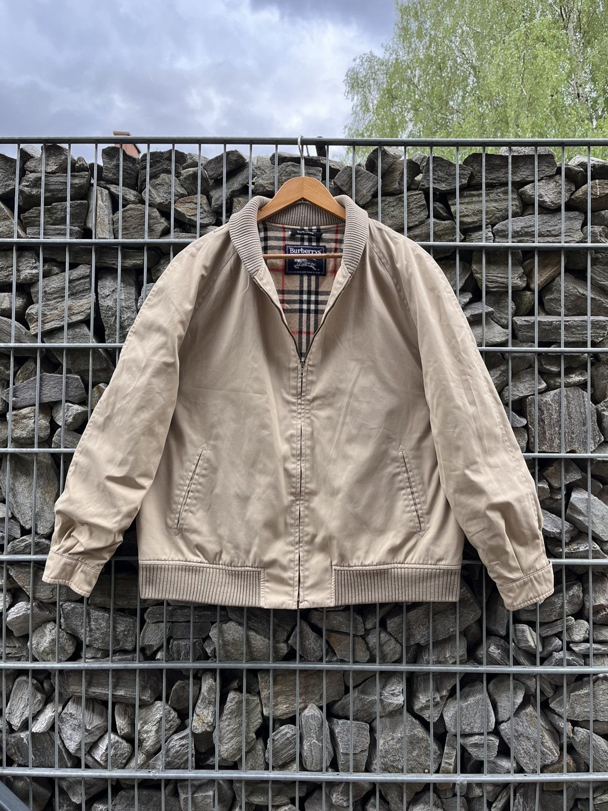 Burberry Vintage Burberry Nova Check Jacket Luxury Bomber Size US XL / EU 56 / 4 - 1 Thumbnail