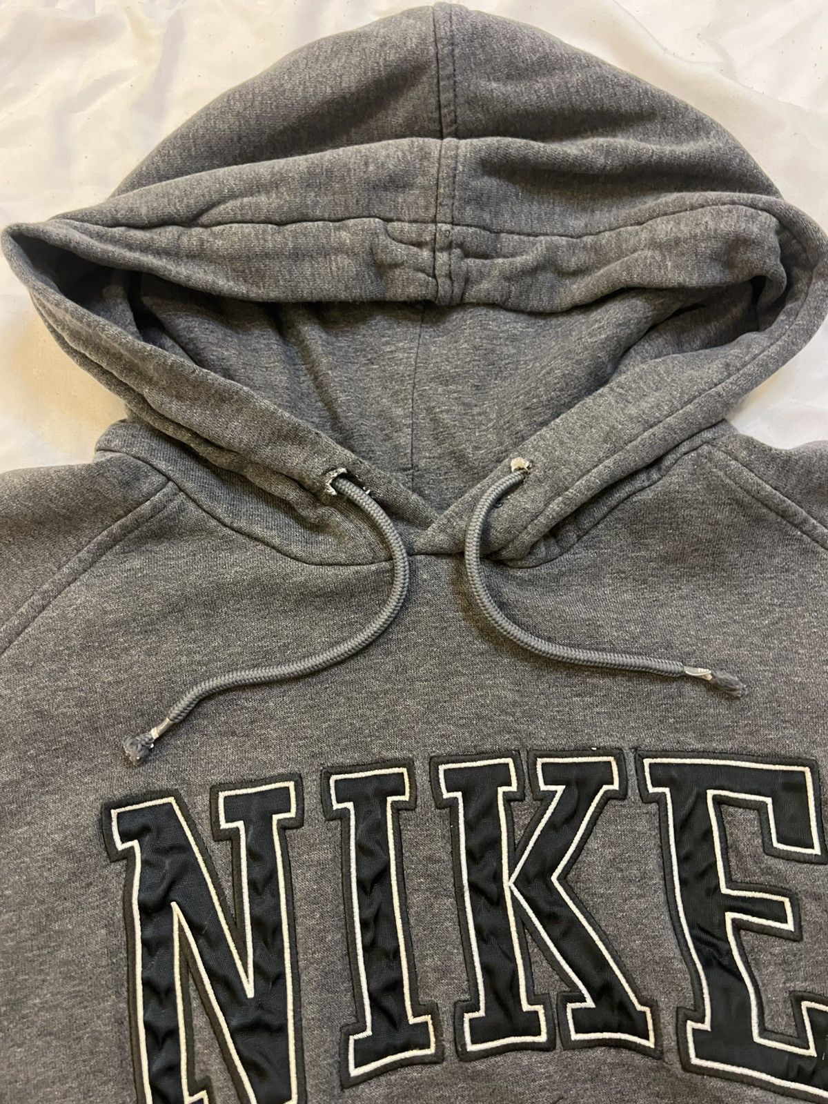 Nike × Vintage Y2K NIKE Spell-Out Hoodie Size US L / EU 52-54 / 3 - 5 Thumbnail