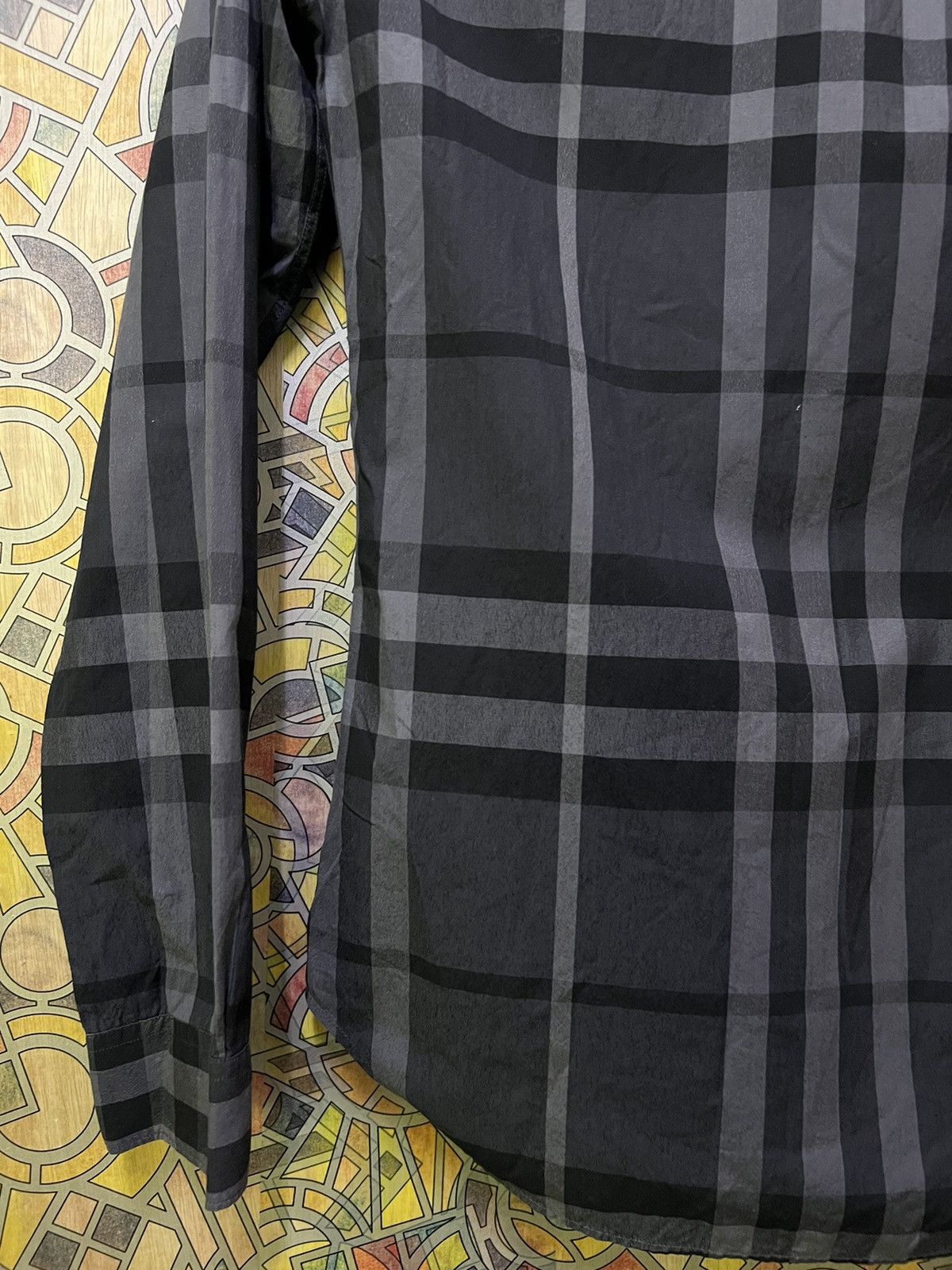 Burberry Burberry Somerton Long Sleeve Shirt Men's Small Size US S / EU 44-46 / 1 - 9 Thumbnail