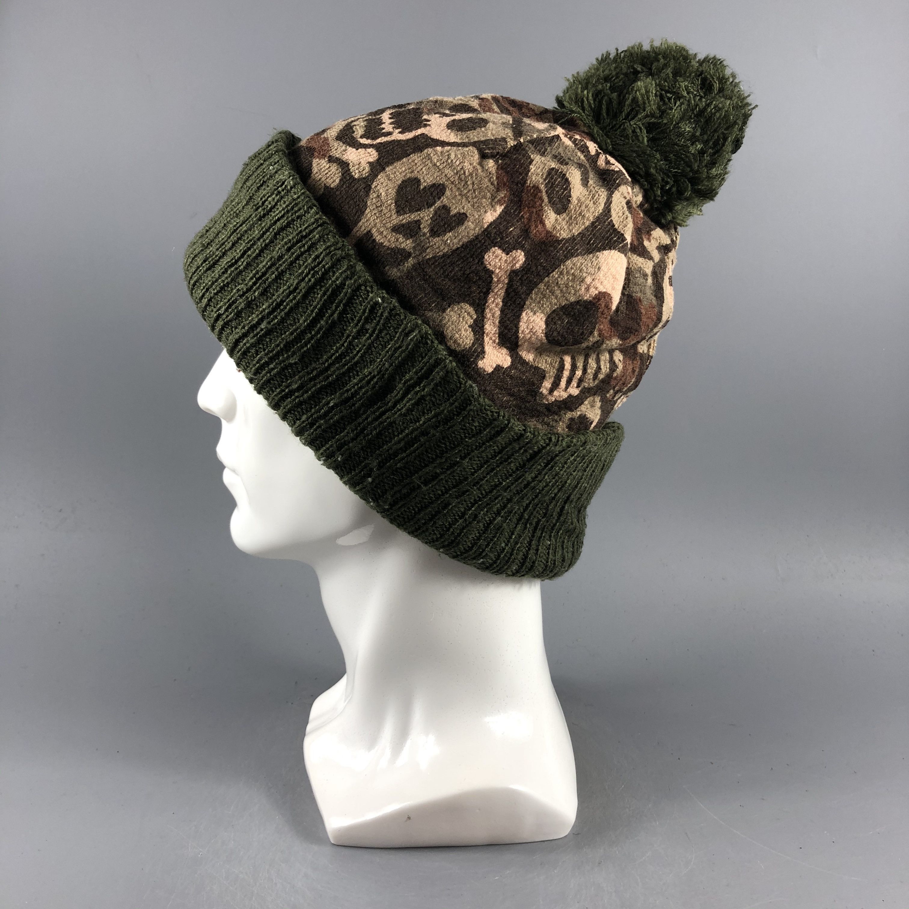 Vintage Eab Skull Bobble Beanie Snow Hat Snow Cap -D122 Size ONE SIZE - 1 Thumbnail
