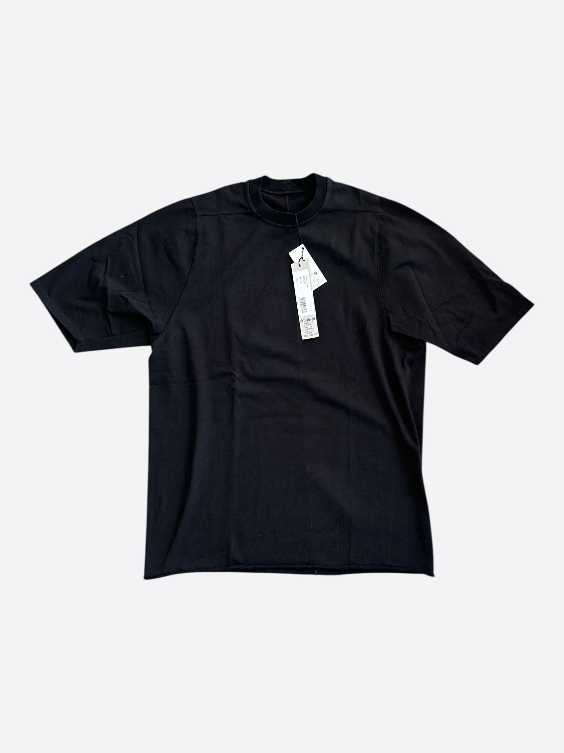 Rick Owens Rick Owens Black Jumbo T-Shirt Size US XS / EU 42 / 0 - 1 Thumbnail