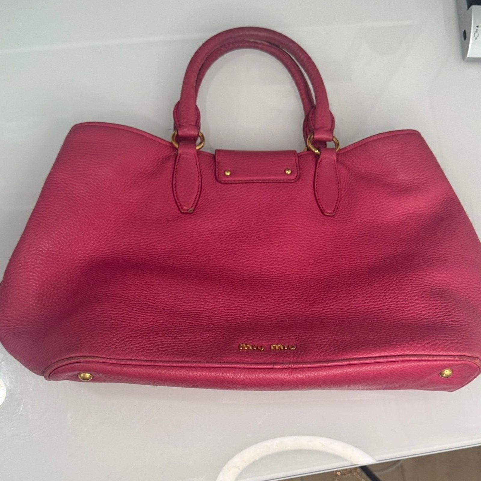 Miu Miu Miu Miu Madras Top-Handle Satchel Vintage | Late 2000s Size ONE SIZE - 5 Thumbnail