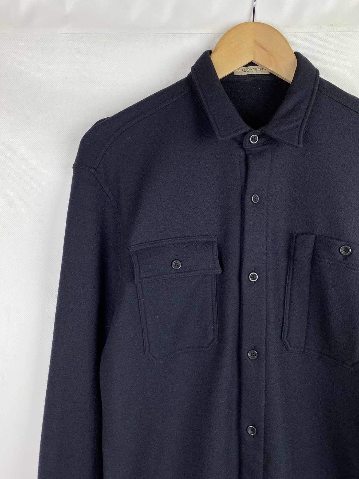 Bottega Veneta Bottega Veneta men’s wool long sleeve shirt overshirt jacket Size US M / EU 48-50 / 2 - 4 Thumbnail
