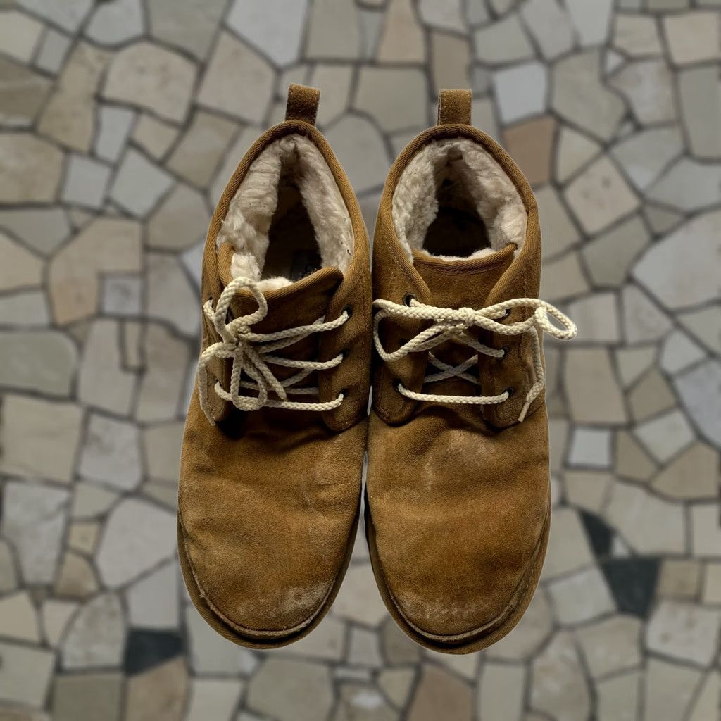 Ugg UGG Mens Suede Shearling Lined Lace-Up Chukka Boots #7271 Size US 11 / EU 44 - 1 Thumbnail