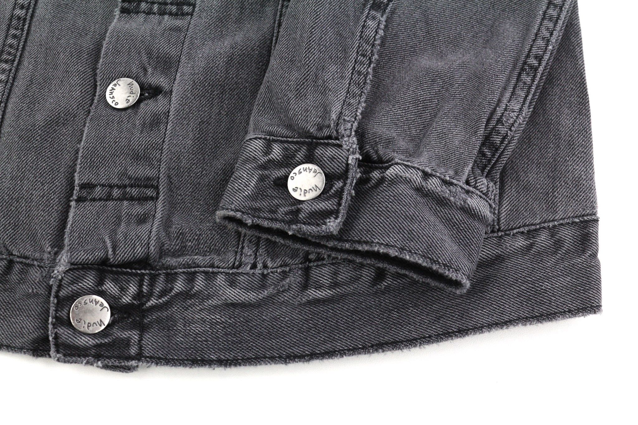 Nudie Jeans BILLY S Desolation Polo Neck Patch Denim Jacket 82470 Size US S / EU 44-46 / 1 - 5 Thumbnail