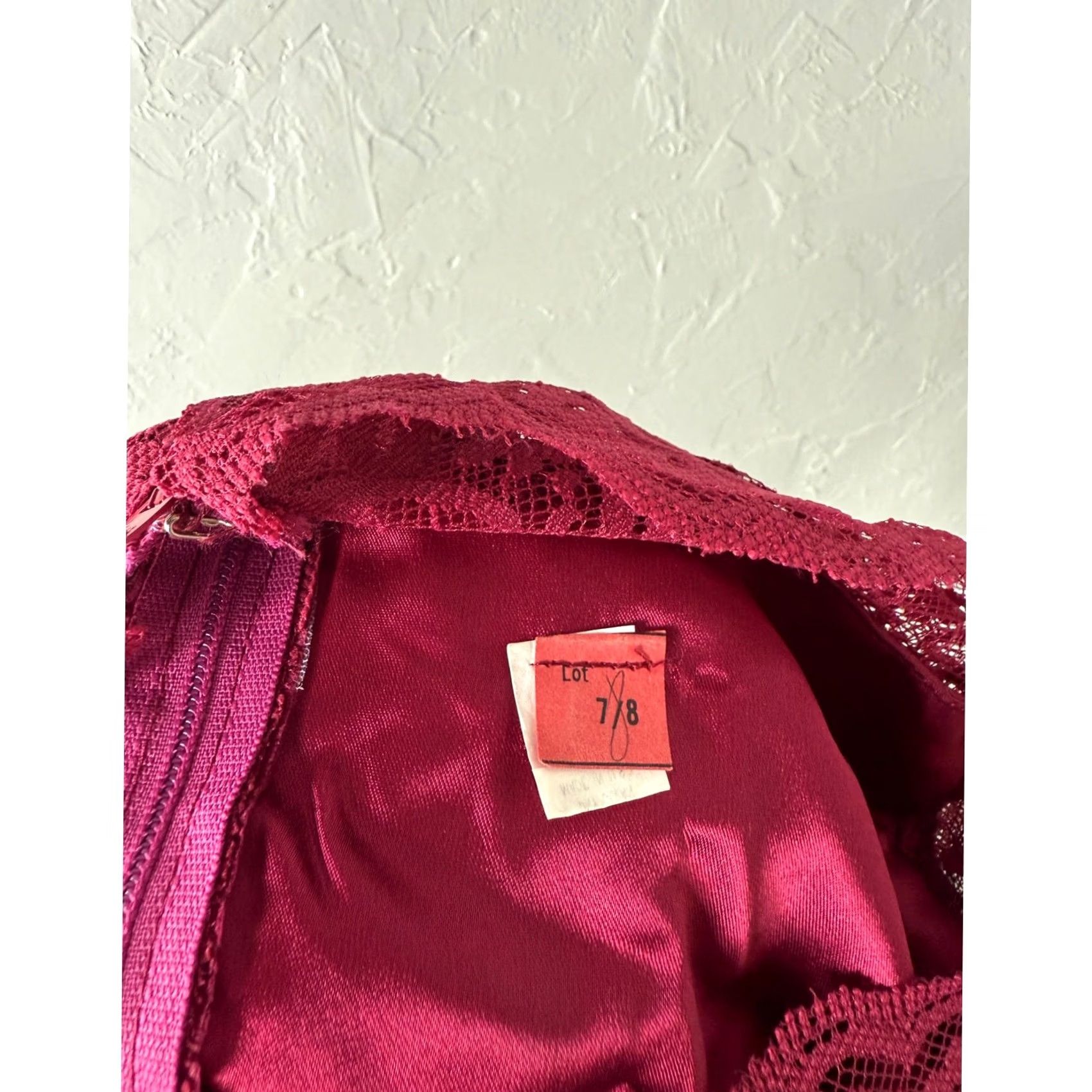 Vintage VINTAGE 70s Women's Dress Ball Gown Eveningwear Red XS Polyester 1970s Casual Unbranded Dress Girls Womens Size XS / US 0-2 / IT 36-38 - 6 Thumbnail