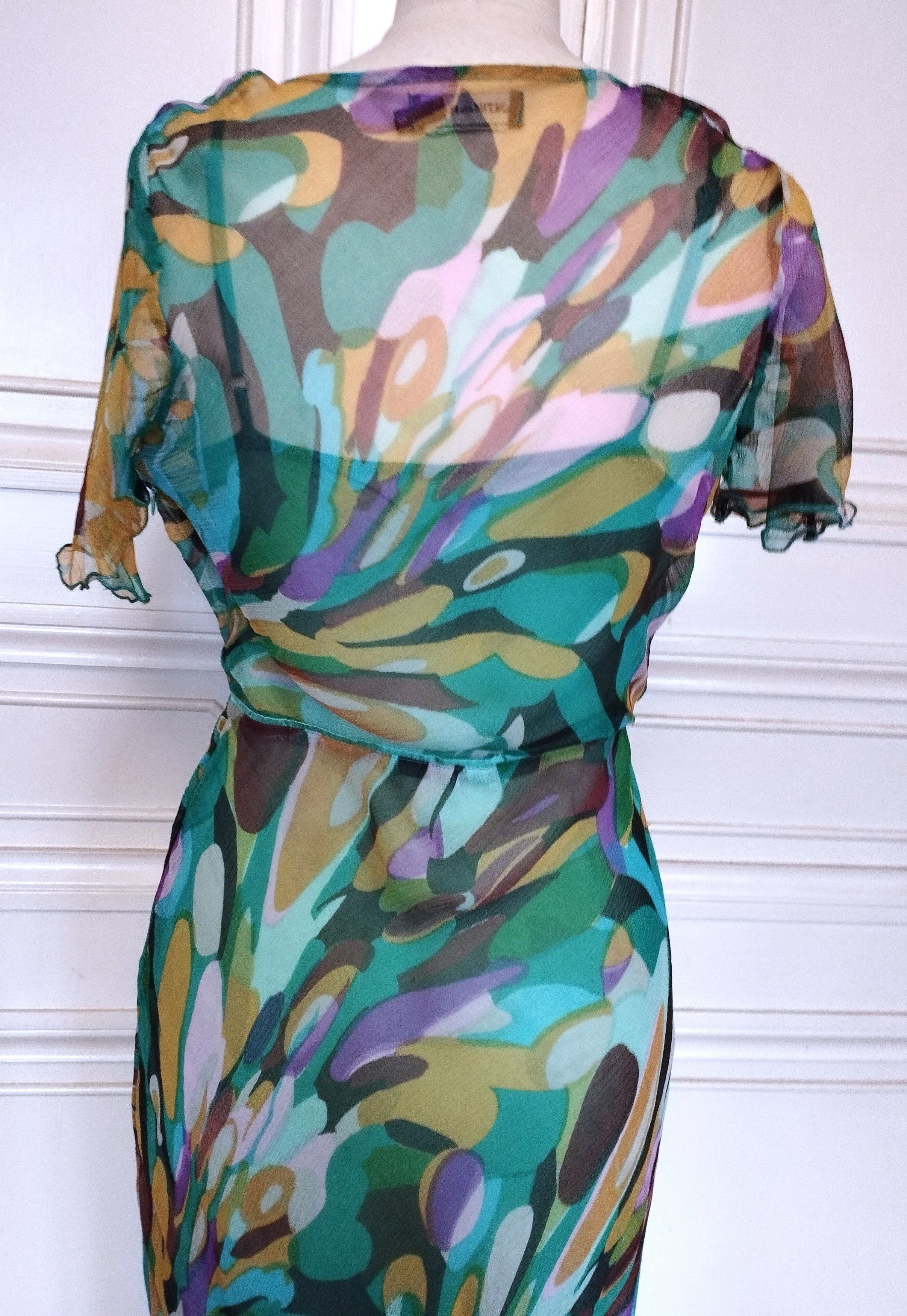 Antik Batik Antik Batik Robe Double Voile de Soie TS/M Size S / US 4 / IT 40 - 8 Thumbnail
