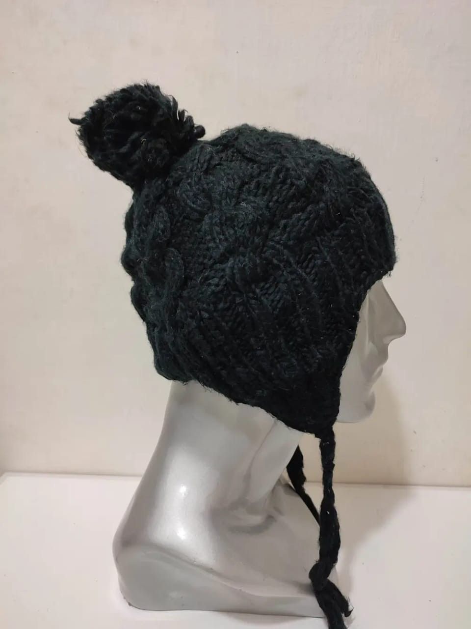 Beams Plus × Japanese Brand Beams Black Knitted Trapper Hats Size ONE SIZE - 5 Thumbnail