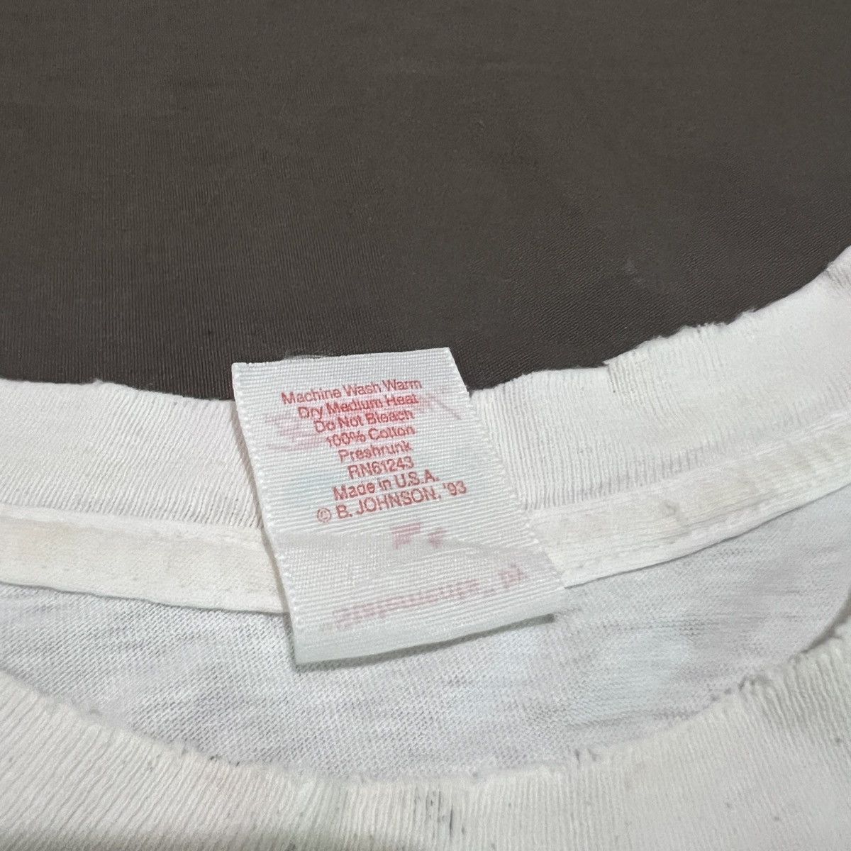 Vintage Vintage 90s B Johnson Tee A Day in the Wilderness Thrashed Size US L / EU 52-54 / 3 - 11 Thumbnail