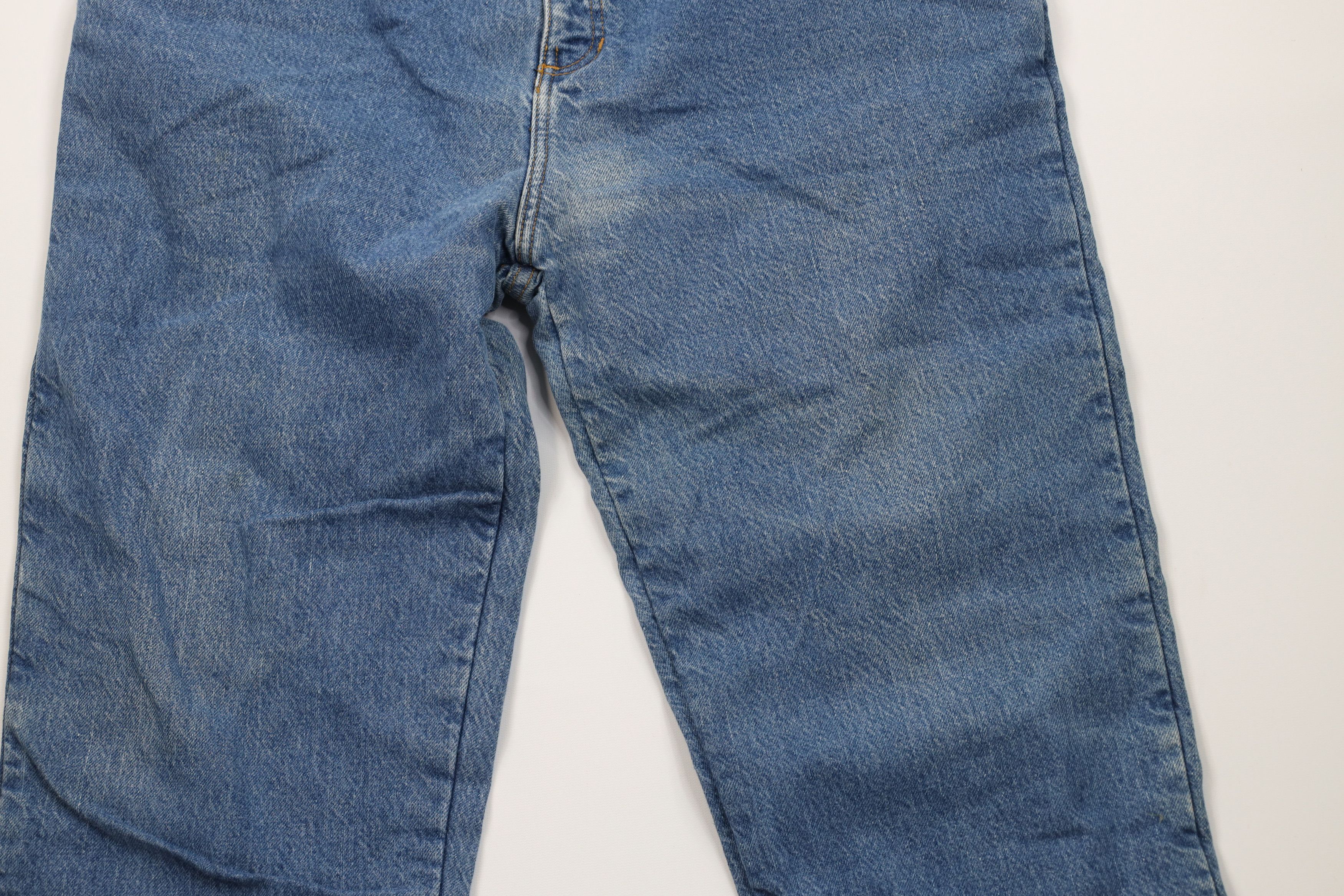Vintage Vintage 90s Streetwear Wide Leg Denim Jeans Blue Cotton Size US 38 / EU 54 - 4 Thumbnail