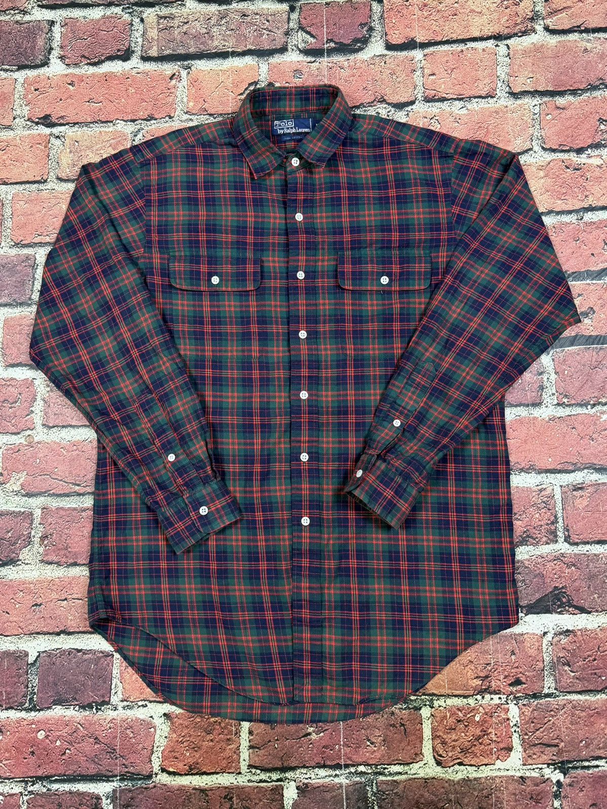 Polo Ralph Lauren Vintage Ralph Lauren Shirt Plaid Long Sleeve Button Up Size US M / EU 48-50 / 2 - 1 Thumbnail
