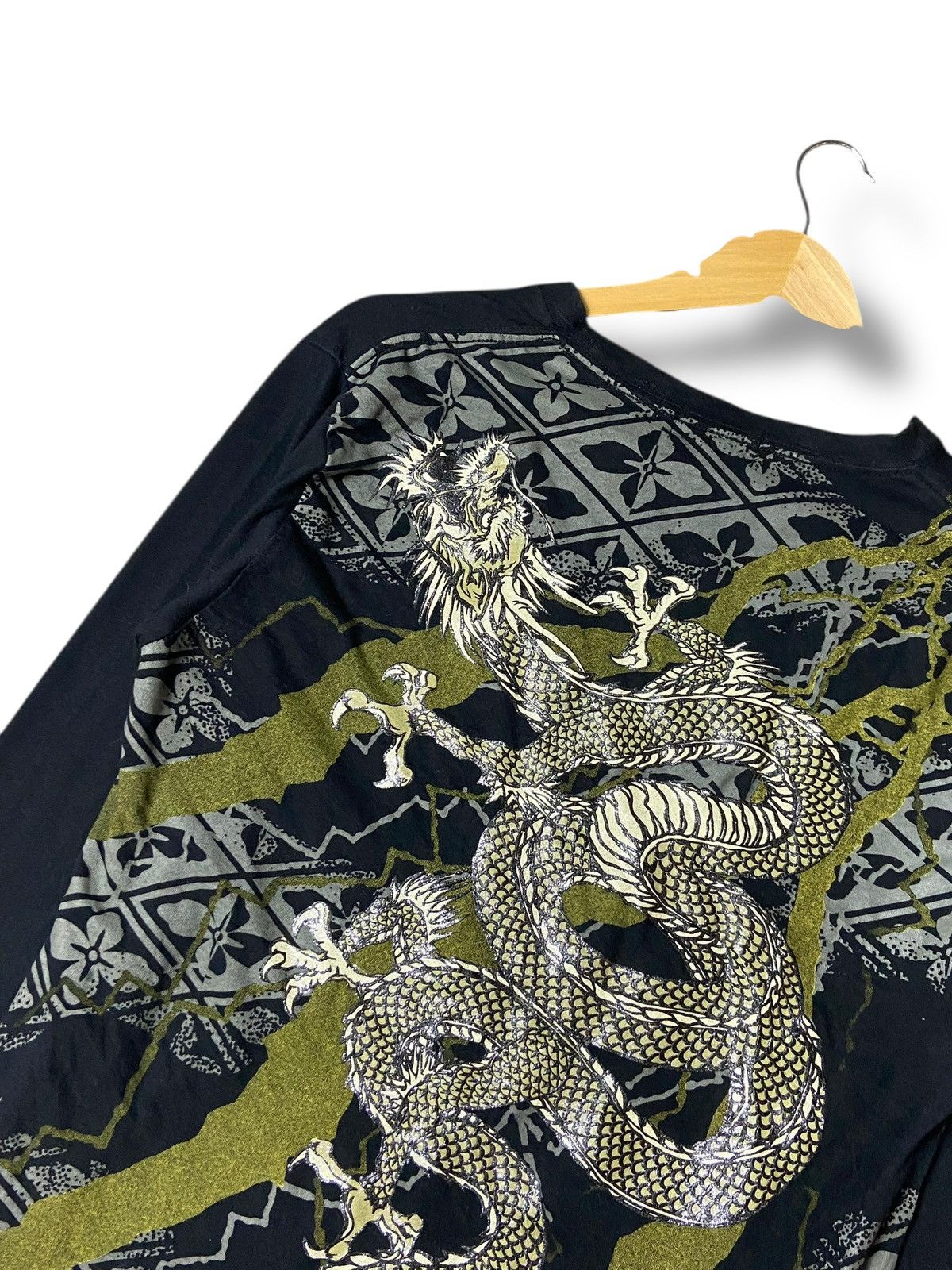 Japanese Brand × Vintage Vintage OBORO Sukajan Long Sleeve Shirt (124) Size US M / EU 48-50 / 2 - 7 Thumbnail