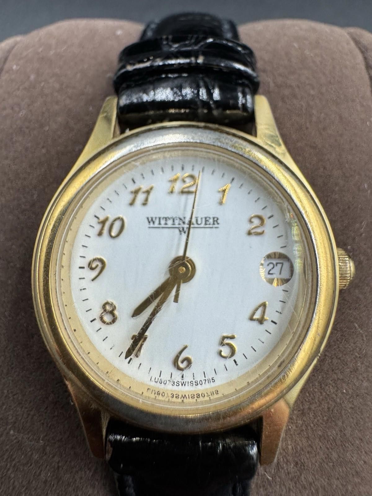 Wittnauer Vintage Wittnauer Women's Gold Tone Quartz Watch White Dial Size ONE SIZE - 3 Thumbnail