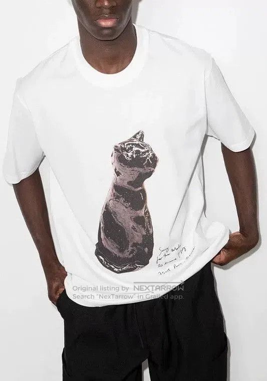 Song For The Mute SFTM 22.1 Cat Print White T. Size US M / EU 48-50 / 2 - 4 Thumbnail