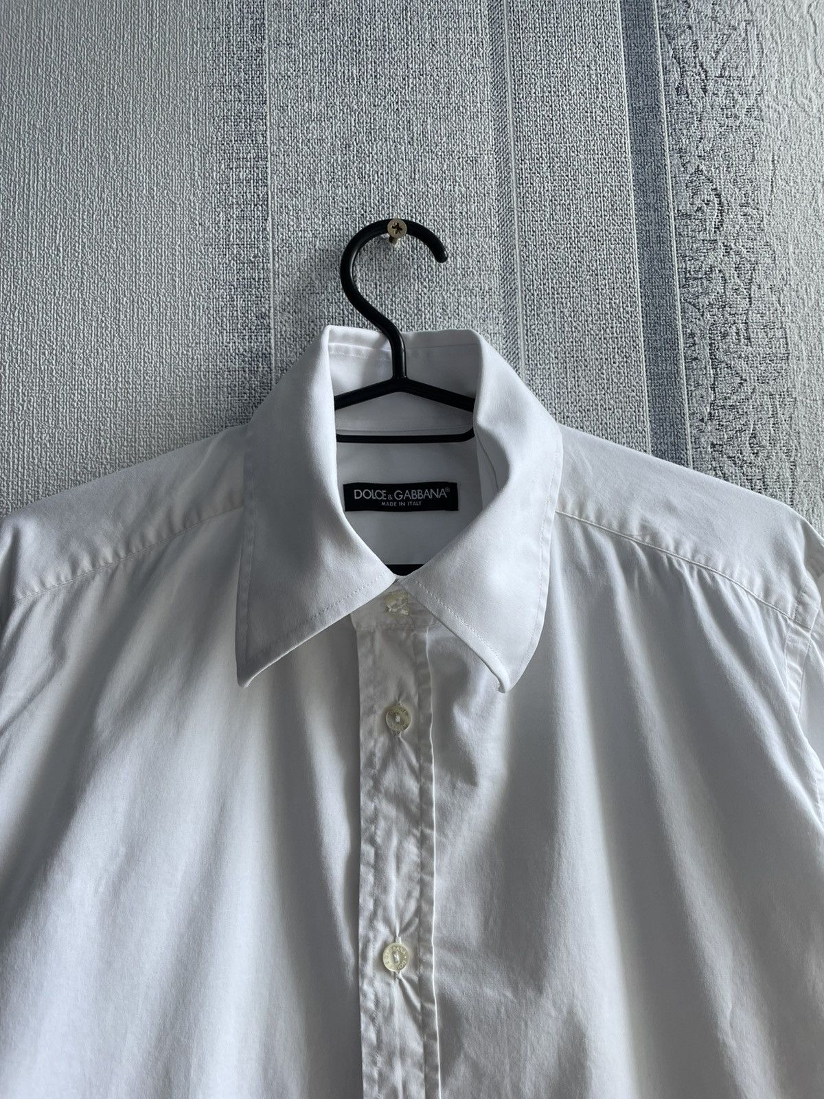 Dolce & Gabbana Dolce&Gabbana Mens White long sleeve shirt size 41 Size 40R - 2 Thumbnail