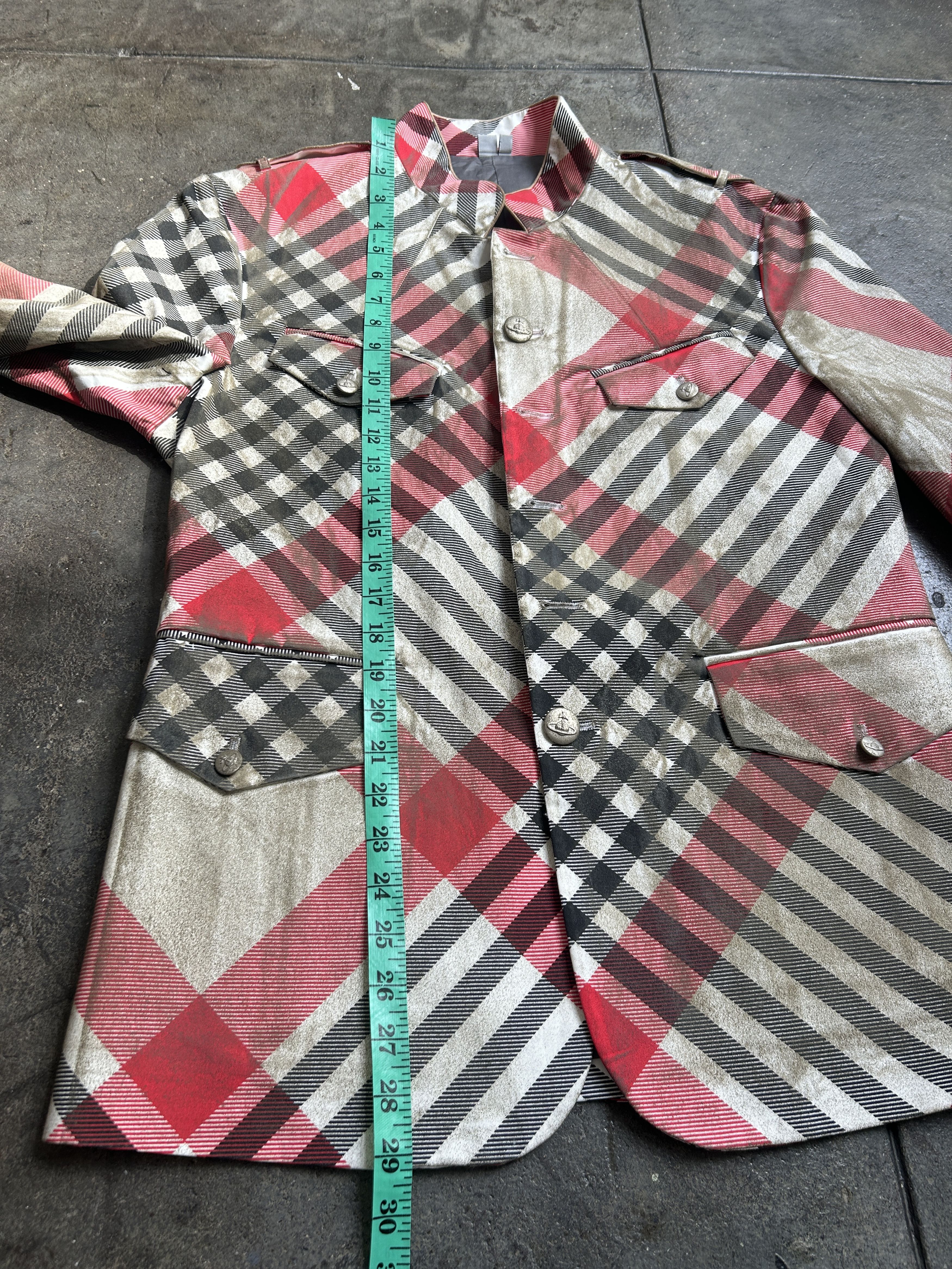 Vivienne Westwood Brand New 1,200$ 2016 Heavy Coat w/ Purposeful Distressing Size US M / EU 48-50 / 2 - 15 Thumbnail