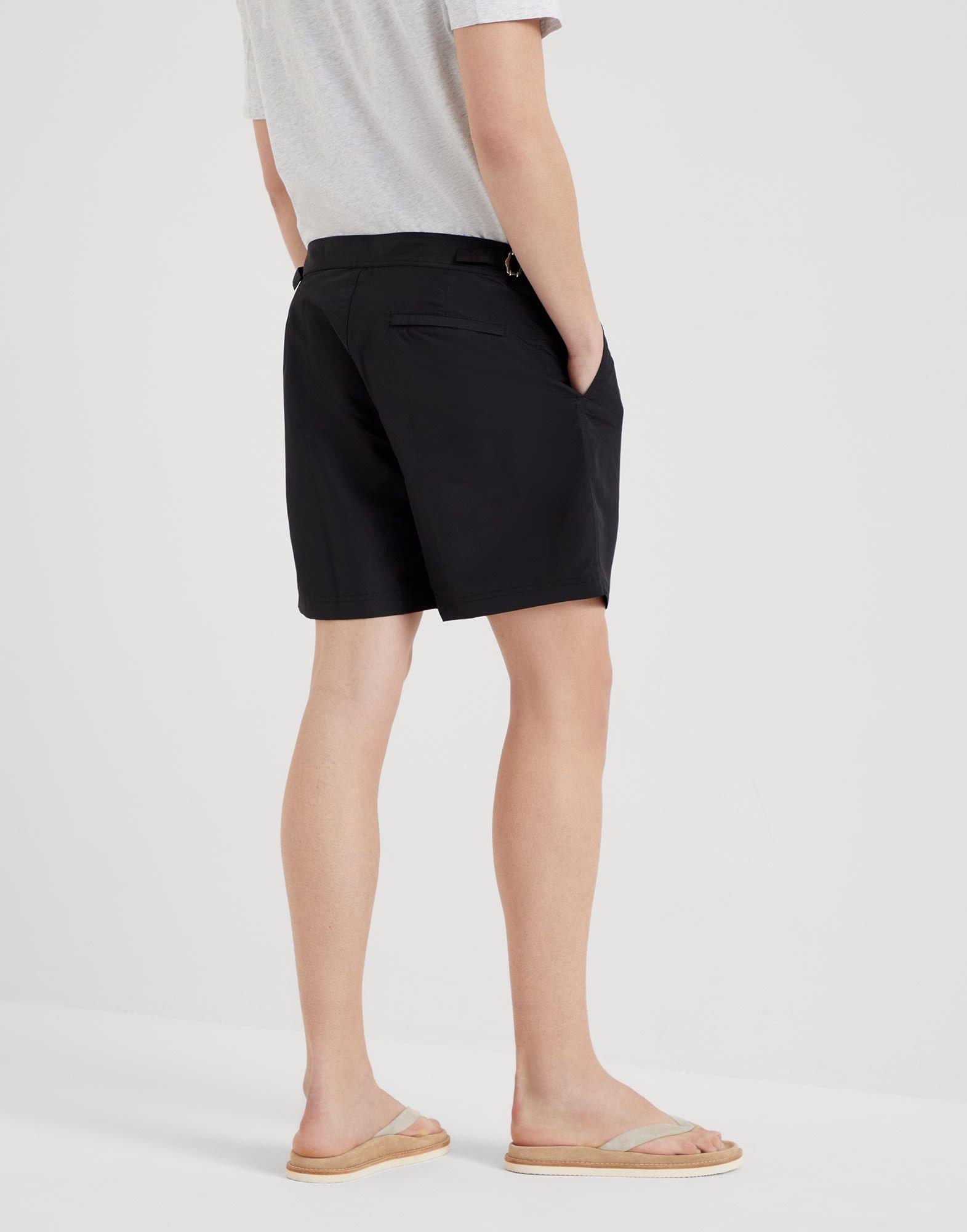 Brunello Cucinelli o1la1rc1a0425 Bathing Suit in Black Size US 34 / EU 50 - 2 Thumbnail