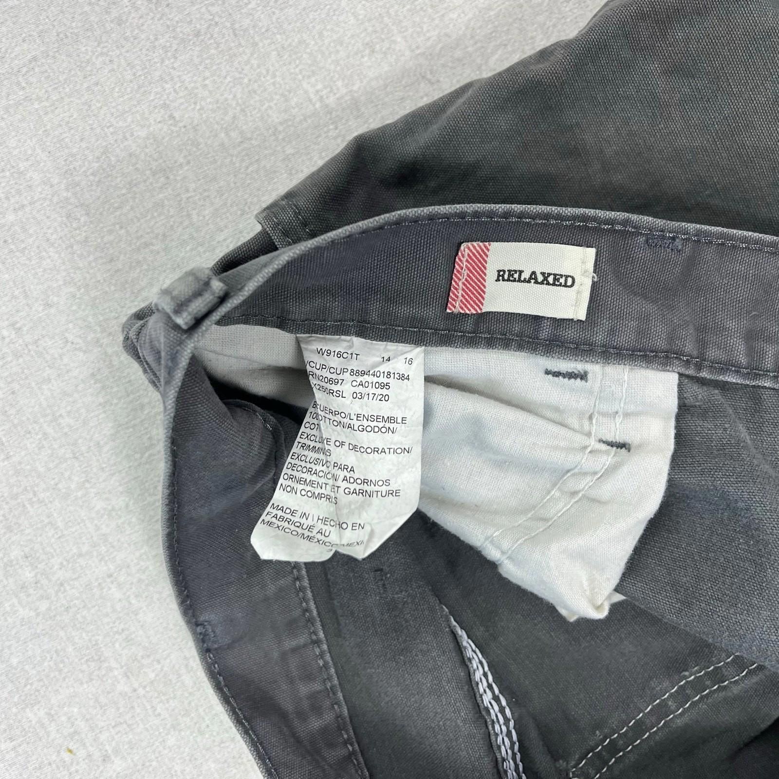 Dickies Vintage Gray Dickies Carpenter Work Shorts - 36 - Y2K Size US 36 / EU 52 - 6 Thumbnail