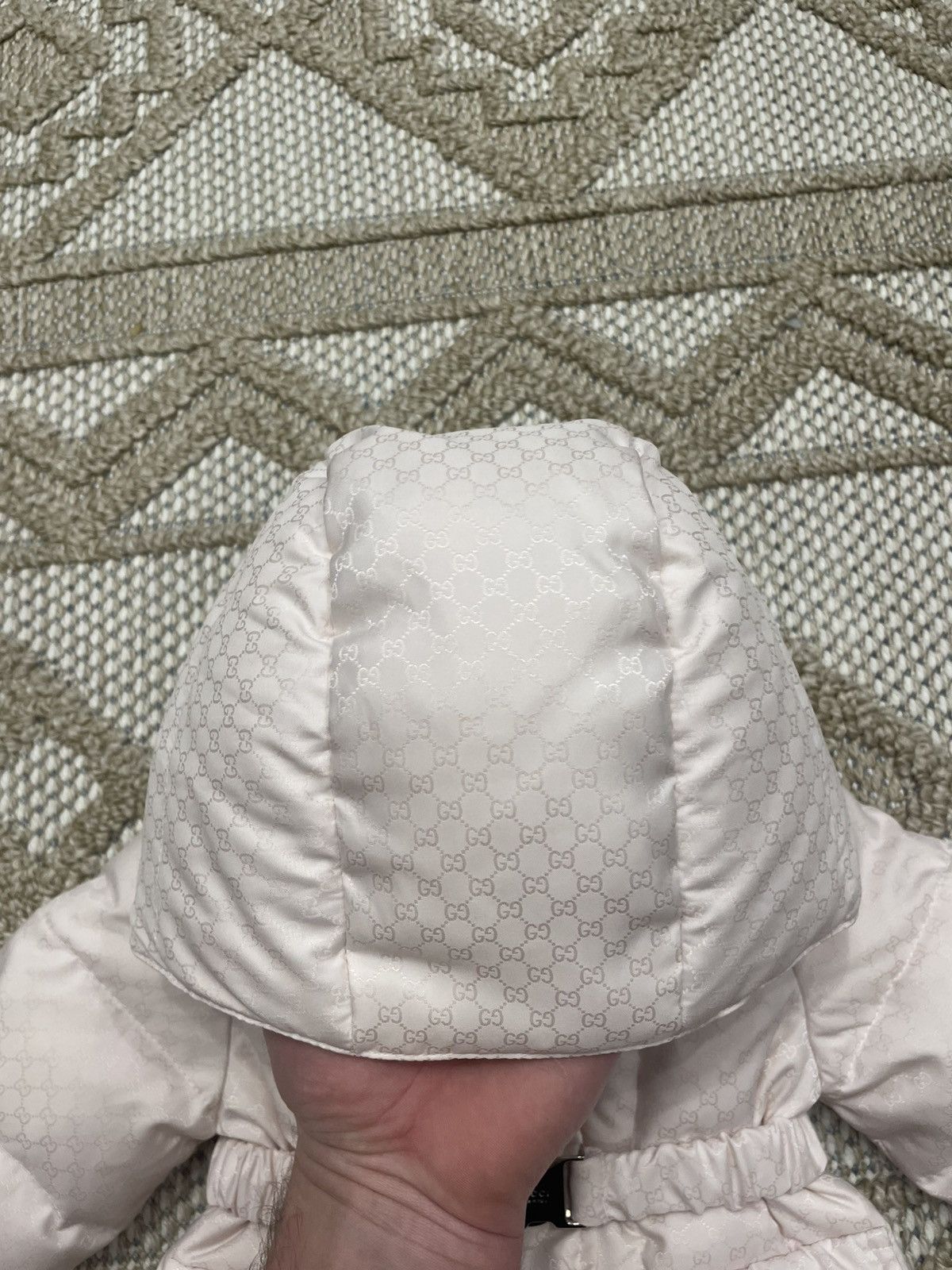 Gucci GUCCI Baby Monogram Puffer Jacket in Pink - Size 3-6mths Size XXS / US 00 / IT 34 - 6 Thumbnail