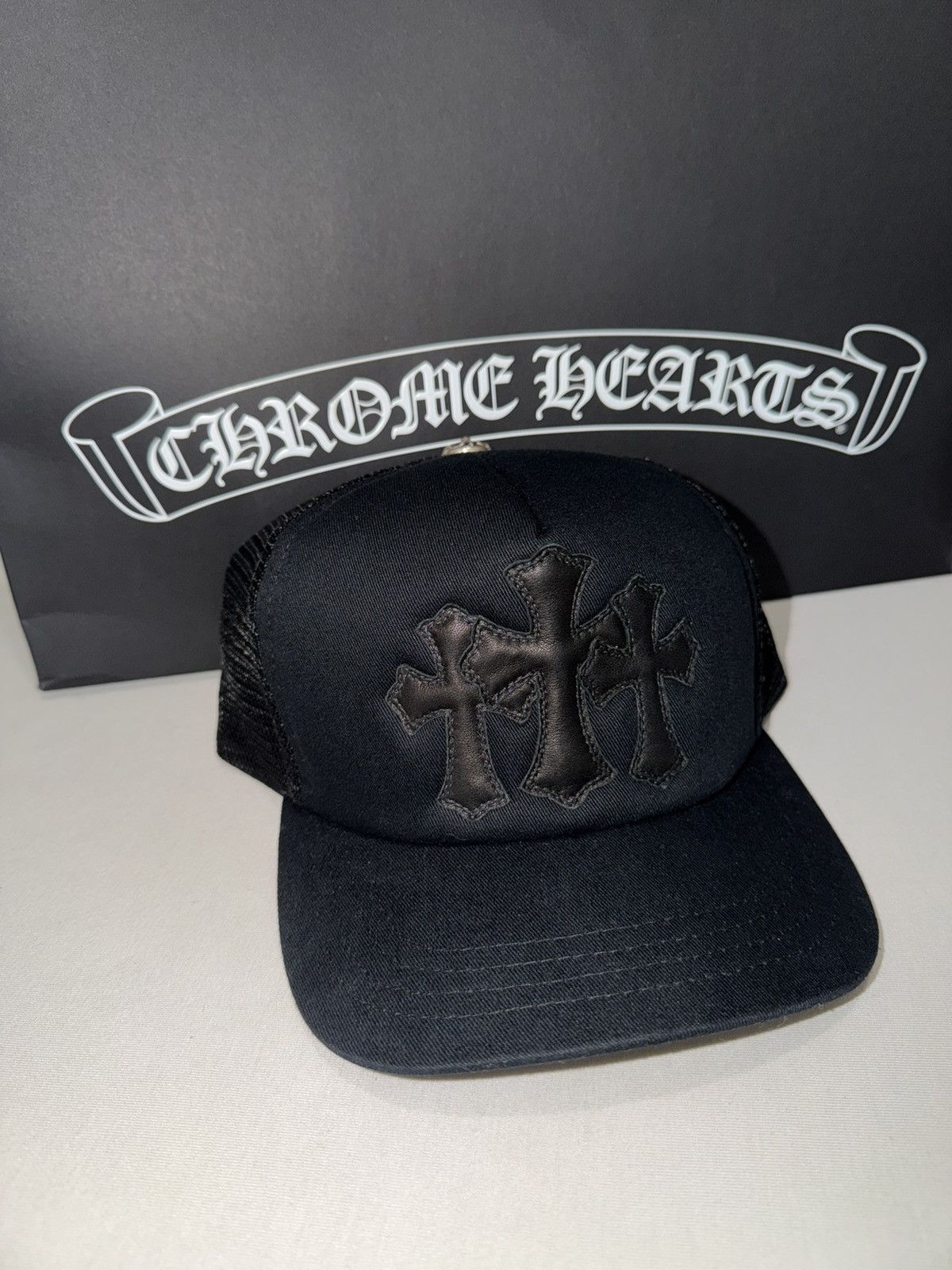 Chrome Hearts Chrome Hearts Cemetery Trucker Hat Size ONE SIZE - 1 Thumbnail