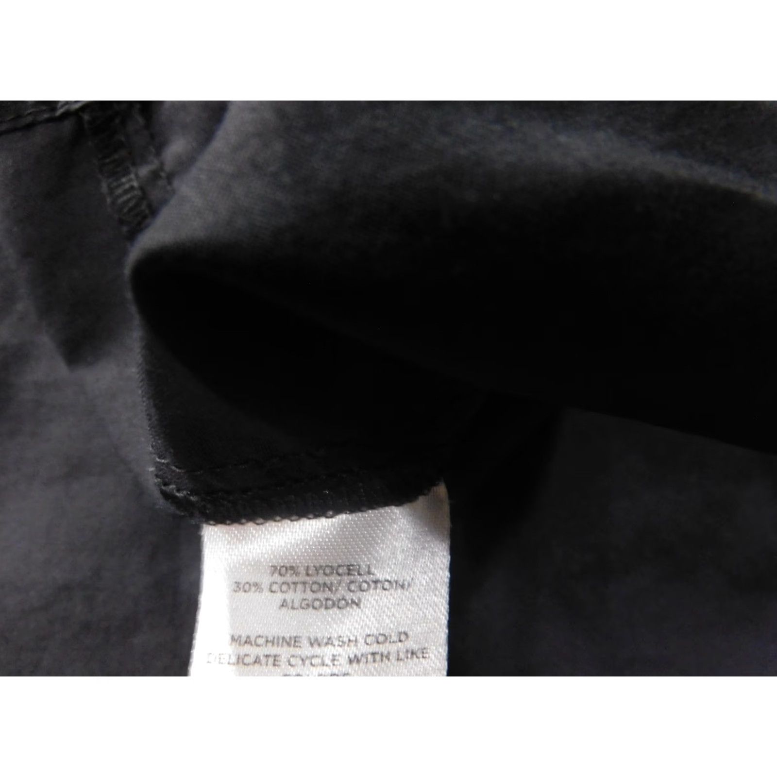 Loft LOFT Ann Taylor Blouse Womens XS Black Sleeveless Ruffle Lightweight Cotton Lyocell Dog Ear Drag? Size XS / US 0-2 / IT 36-38 - 7 Thumbnail