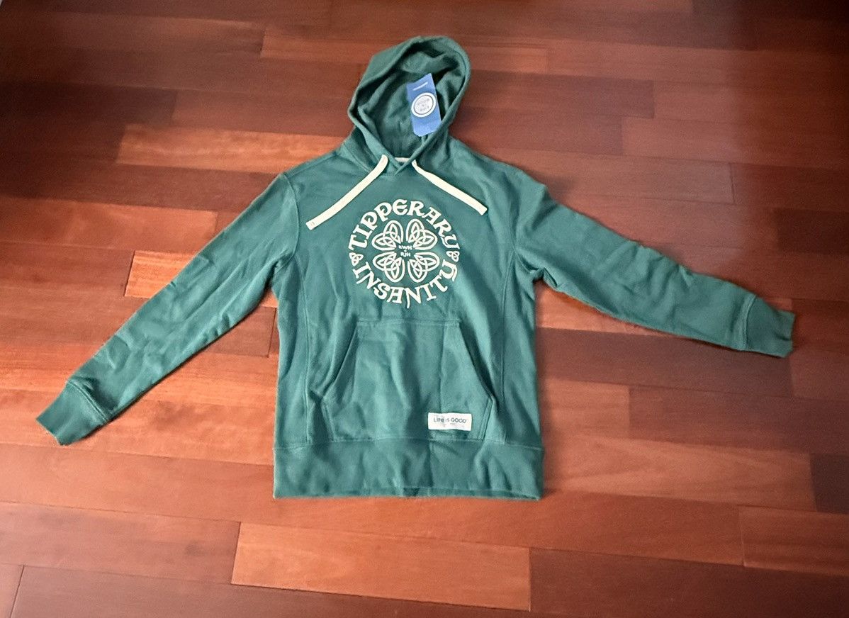 Life is Good Life Is Good Men Green Hoodie- Size Smaller NWT Size US S / EU 44-46 / 1 - 1 Thumbnail