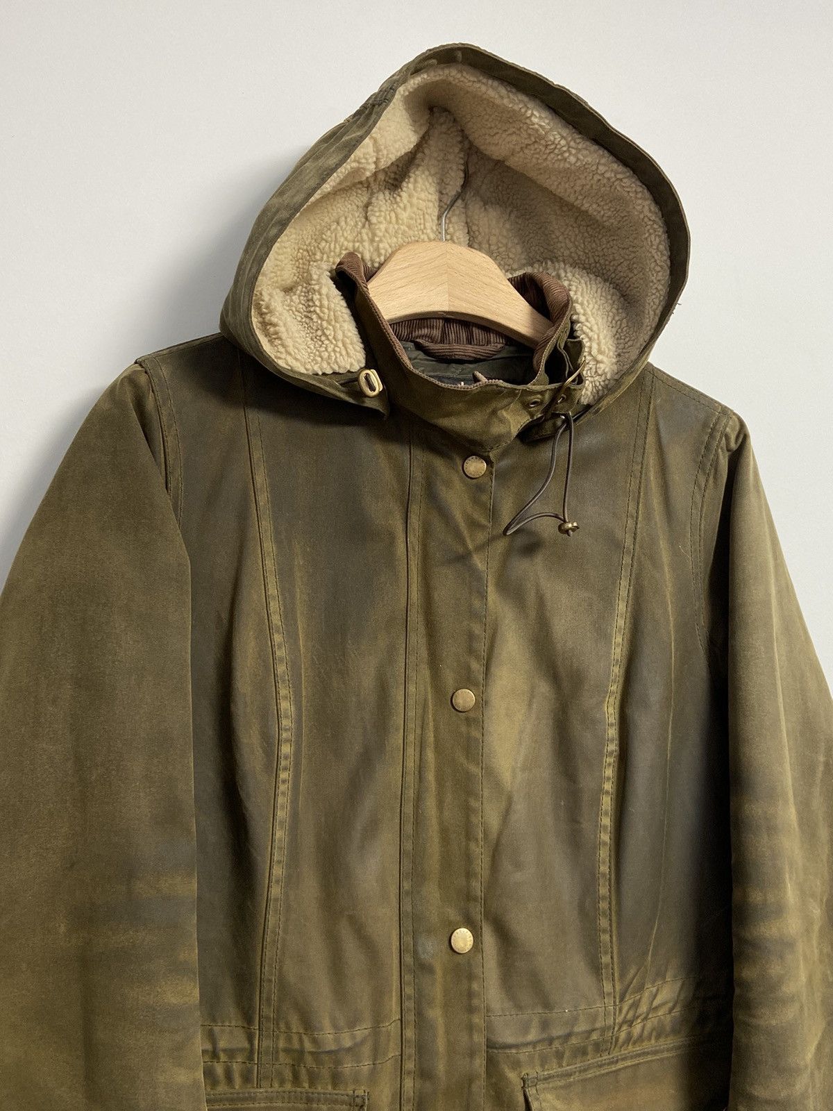 Barbour × Vintage Barbour Vintage waxed jacket Size L / US 10 / IT 46 - 3 Thumbnail