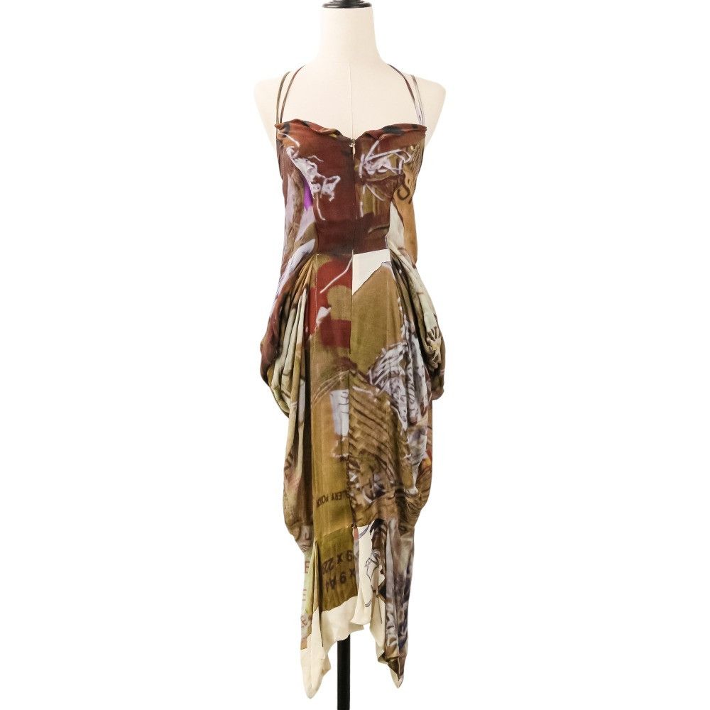 vivienne westwood gold label dress Vivienne Westwood Vivienne Westwood Silk Camisole Textile Dresses DUTY FREE for USA long sleeve lace mini dress